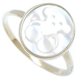 Autre Marque Anello a forma di conchiglia in oro giallo K18YG TOUS D'oro