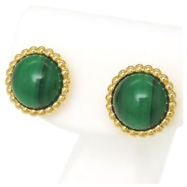 Orecchini in Malachite Van Cleef & Arpels K18YG Verde