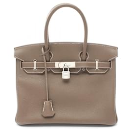 Hermès-Sac à main Hermès Birkin 30 marron-Marron
