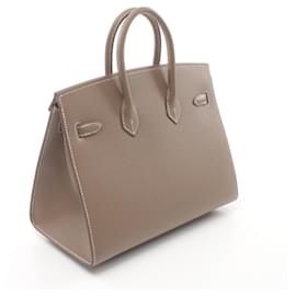 Hermès-Sac à main Hermes Birkin 25 Marron-Marron