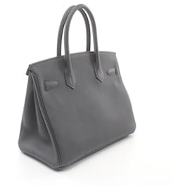 Hermès-Sac à main Hermes Birkin 30 Togo Gris-Gris