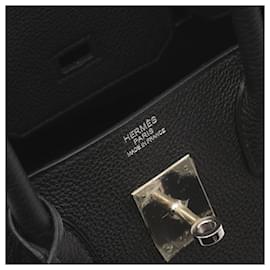 Hermès-Sac à main Hermès Birkin 30 Togo Noir-Noir