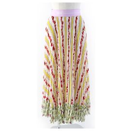 Autre Marque Saia plissada multi flores MSGM 36 Mulheres Multicor