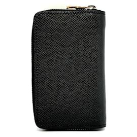 Louis Vuitton-Louis Vuitton Taiga Zippy Coin Purse M30511-Black