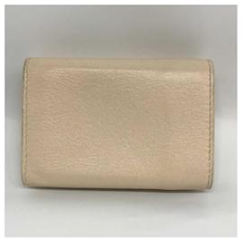 Balenciaga-Balenciaga Paper Mini Wallet Ivory White-White