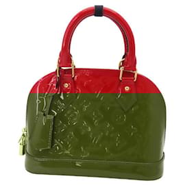 Louis Vuitton-Louis Vuitton Vernis Alma BB Handbag M91606-Red