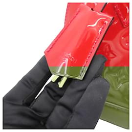 Louis Vuitton-Louis Vuitton Vernis Alma BB Handbag M91606-Red
