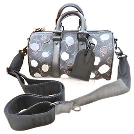 Borsa Louis Vuitton Keepall Bandouliere 25 Nero