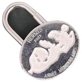 Hermès Hermes 2003 Silver Cadena Unisex Silvery