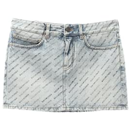 Balenciaga-Balenciaga Cotton Skirt Blue-Blue