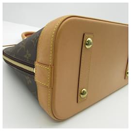 Louis Vuitton-Louis Vuitton Alma PM Handbag Monogram Brown M53151-Brown