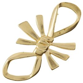 Autre Marque Goldplattierte Brosche Hanae Mori Golden