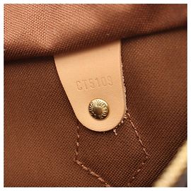 Louis Vuitton Monogram Speedy Bandouliere 30 Handbag Brown