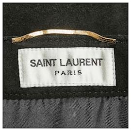 Yves Saint Laurent Saint Laurent Suede Skirt Black