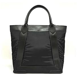 Balenciaga-Balenciaga Cabas S Nylon Tote Bag-Black