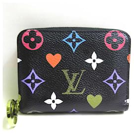 Louis Vuitton-Louis Vuitton Monogram Multicolor Zippy Coin Purse M80305-Black