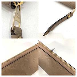 Louis Vuitton-Louis Vuitton Monogram Empreinte Zippy Wallet Beige-Beige