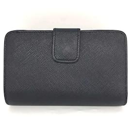 Prada-Prada Saffiano Leather Bifold Wallet 1ML225-Blue