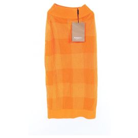 Gonna Mega Check Burberry Arancione 8041348 Arancione