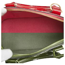Louis Vuitton-Louis Vuitton Alma BB Patent Leather Handbag-Red