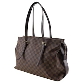 Louis Vuitton-Louis Vuitton Damier Canvas Chelsea Shoulder Bag N51119-Brown