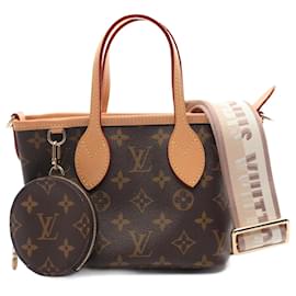 Louis Vuitton-Louis Vuitton Neverfull BB Monogram Handbag M46705-Brown