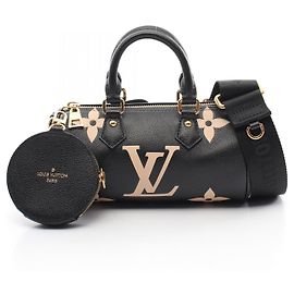 Borsa Louis Vuitton Papillon BB in pelle Monogram Empreinte M45980 Nero