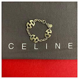 Céline Celine Vintage Logo GP Armband 65996 Golden