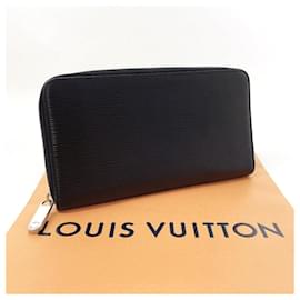 Louis Vuitton-Louis Vuitton Epi Leather Zippy Organizer Wallet-Black
