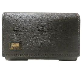 Alfred Dunhill Dunhill Leather Sidecar Key Case Brown