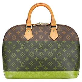 Louis Vuitton-Louis Vuitton Alma PM Handbag M51130 Brown-Brown
