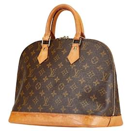 Louis Vuitton-Louis Vuitton Alma PM Handbag M51130 Brown-Brown
