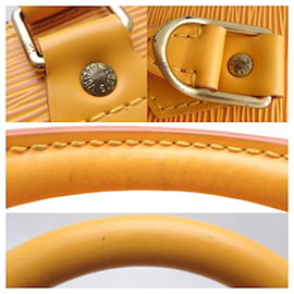 Louis Vuitton-Louis Vuitton Epi Alma Leather Handbag M52149-Yellow