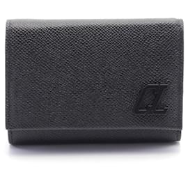 Christian Louboutin-Christian Louboutin Groovy Leather Wallet Black-Black