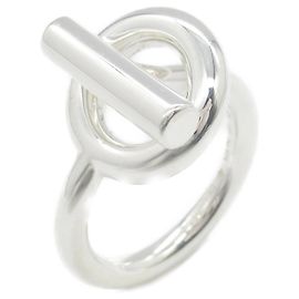 Hermès Hermes Silver 925 Escape Ring Silvery