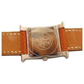 Hermès-Hermes H Watch Quartz HH1.210 Stainless Steel-Black