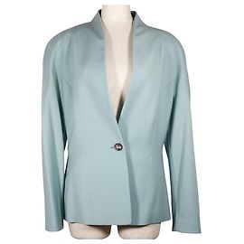 Salvatore Ferragamo Rayon Collarless Jacket Other