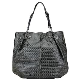 Tod's-Tod's Patent Leather Tote Bag Khaki-Green