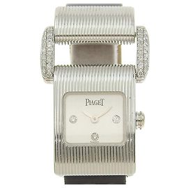 Piaget Miss Protocole Uhr Diamant Quarz Schwarz