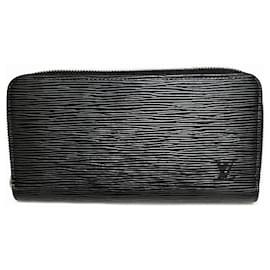 Louis Vuitton-Louis Vuitton Epi Zippy Wallet Noir M61857-Black