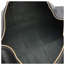 Louis Vuitton-Louis Vuitton Epi Keepall 55 Boston Bag Black-Black