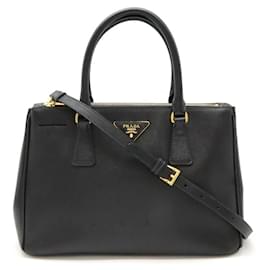 Prada-Prada Saffiano Leather Handbag BN1874-Black