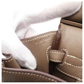 Hermès-Sac à main Hermès Birkin 25 Togo marron-Marron