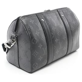Louis Vuitton-Louis Vuitton City Keepall Monogram Eclipse Reverse Shoulder Bag-Black