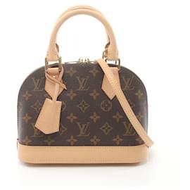 Louis Vuitton-Louis Vuitton Alma BB Handbag Monogram Brown-Brown