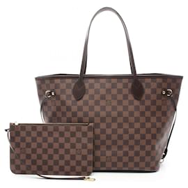 Louis Vuitton-Louis Vuitton Damier Neverfull MM Tote Bag N40599-Brown