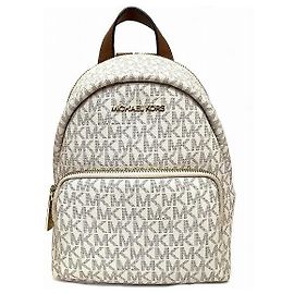 Michael Kors Signature Leather Backpack 35T0GERB5B White
