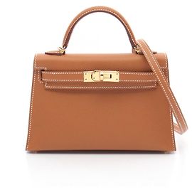 Hermès Borsa Hermes Mini Kelly 2 Marrone Marrone