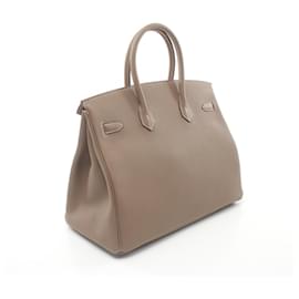 Hermès-Sac à main Hermès Birkin 35 Togo marron-Marron