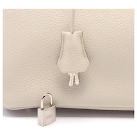 Hermès-Sac à main Hermes Birkin 30 Togo Ivoire-Blanc